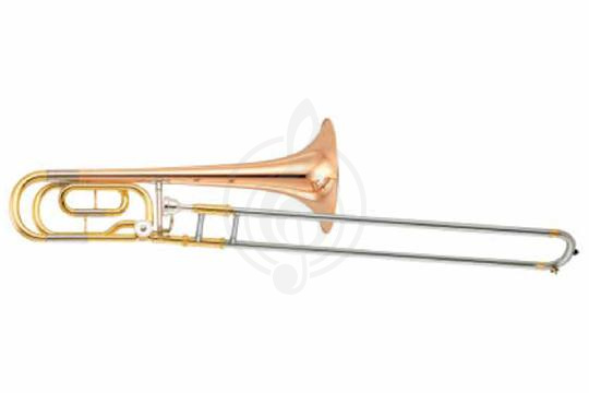 Изображение Yamaha YBL-421G - бас-тромбон Bb/ F, 14.3/241мм, Golg-brass раструб, чистый ла