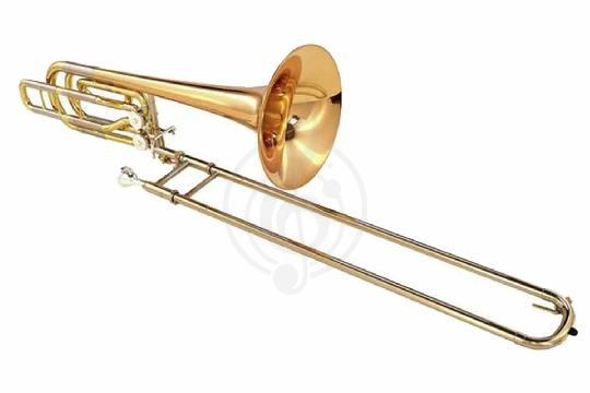 Изображение Yamaha YBL-620 GE - бас-тромбон Bb/ F/ Eb&Bb/ F/ D, off-set valves, D slide в компл. , Gold brass