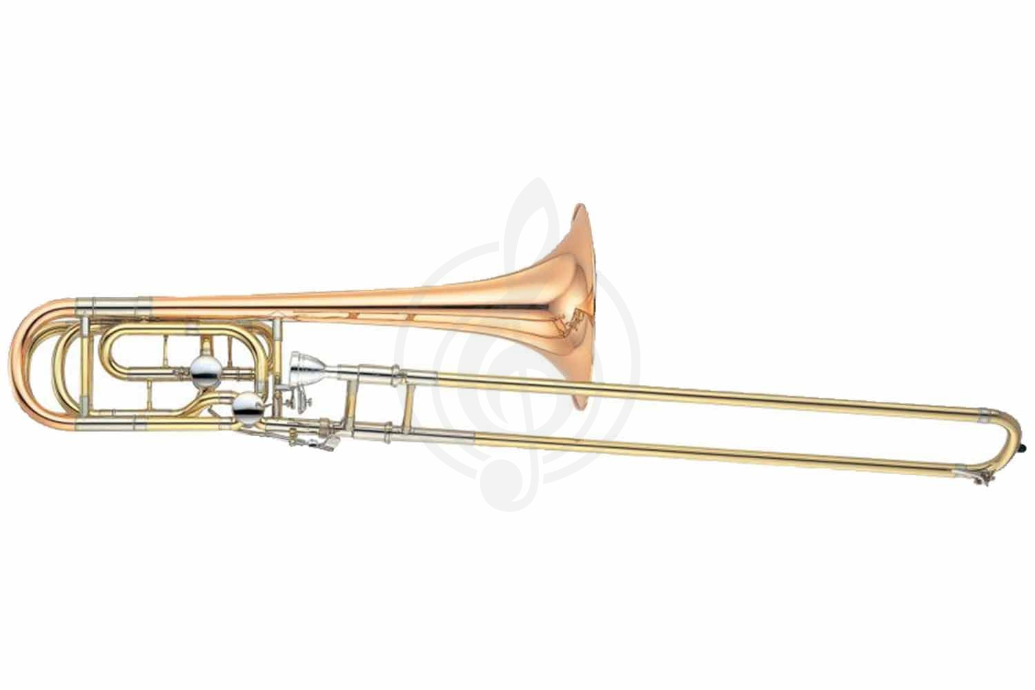 Тромбон Тромбоны Yamaha Yamaha YBL-822G- бас тромбон проф. B flat / F & B flat / F / D, Gold Brass YBL-822G - фото 1