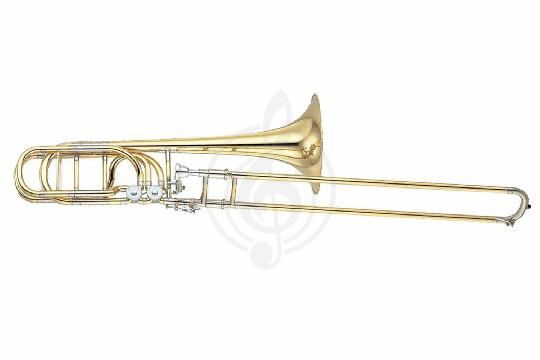 Изображение Yamaha YBL-830 - бас тромбон проф. B flat / F / D / G flat, Yellow Brass