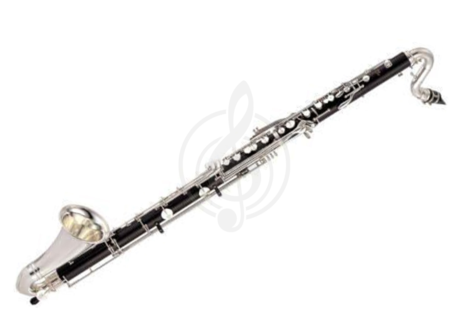 Кларнет Кларнеты Yamaha Yamaha YCL-622 - бас-кларнет in Bb, низкое C, профессиональный, чёрное дерево, 24 keys, 7cover... YCL-622II//02 - фото 1