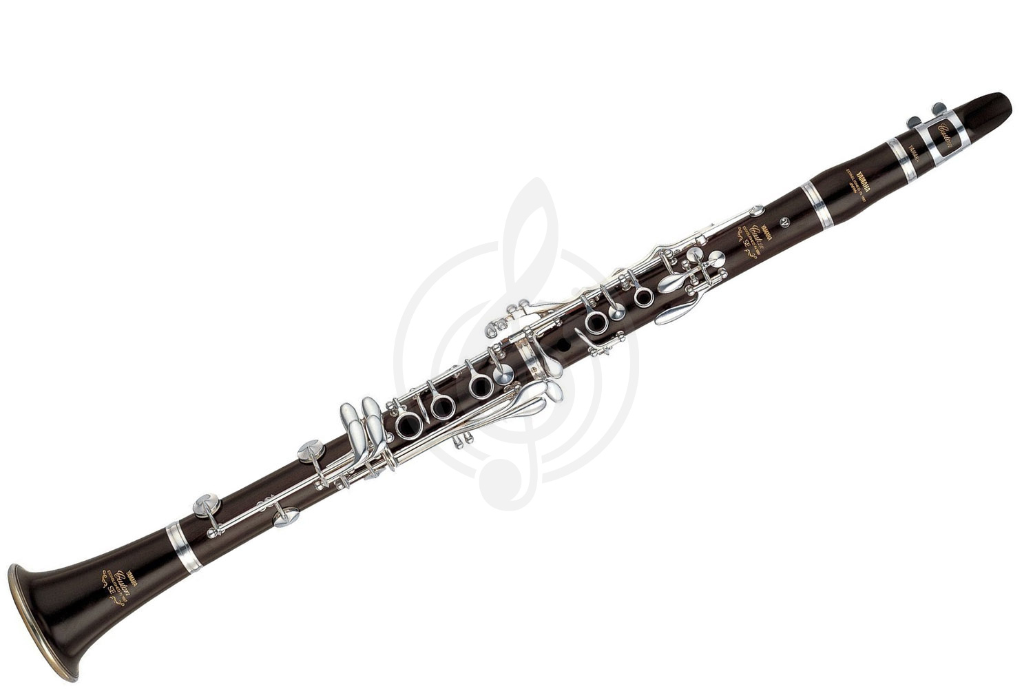 Кларнет Кларнеты Yamaha Yamaha YCL-SEVE//02 - кларнет in Bb профессиональный, чёрное дерево, ручная работа, доп. E# YCL-SEVE//02 - фото 1