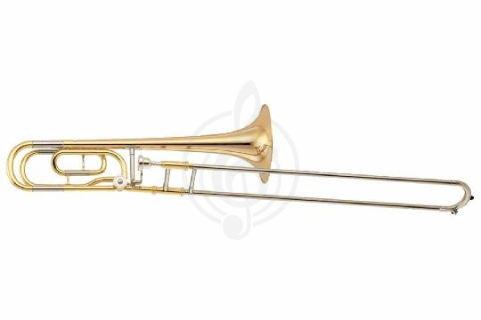 Изображение Yamaha YSL-356G(E) - тромбон тенор Bb/ F студенческий, Yellow-brass, 12.7-13.34/204.4mm лак золото