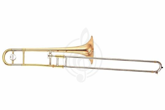 Изображение Yamaha YSL-445G(E) (II) - тромбон тенор Bb полупрофессиональный, желтая медь, лак