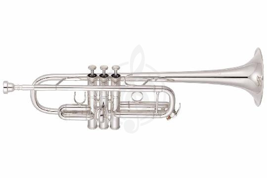 Изображение Yamaha YTR-8445S - труба C профессиональная, тяжелая, посеребренная, yellow brass bell