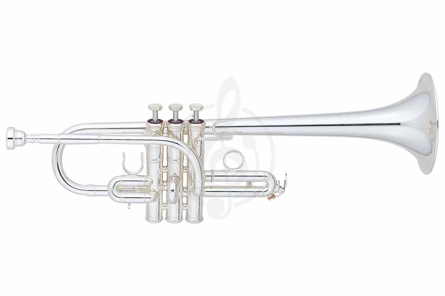 Труба Трубы Yamaha Yamaha YTR-9635 - труба E/ Eb, ручная работа, посеребренная , 2 раструба YTR-9635 - фото 1