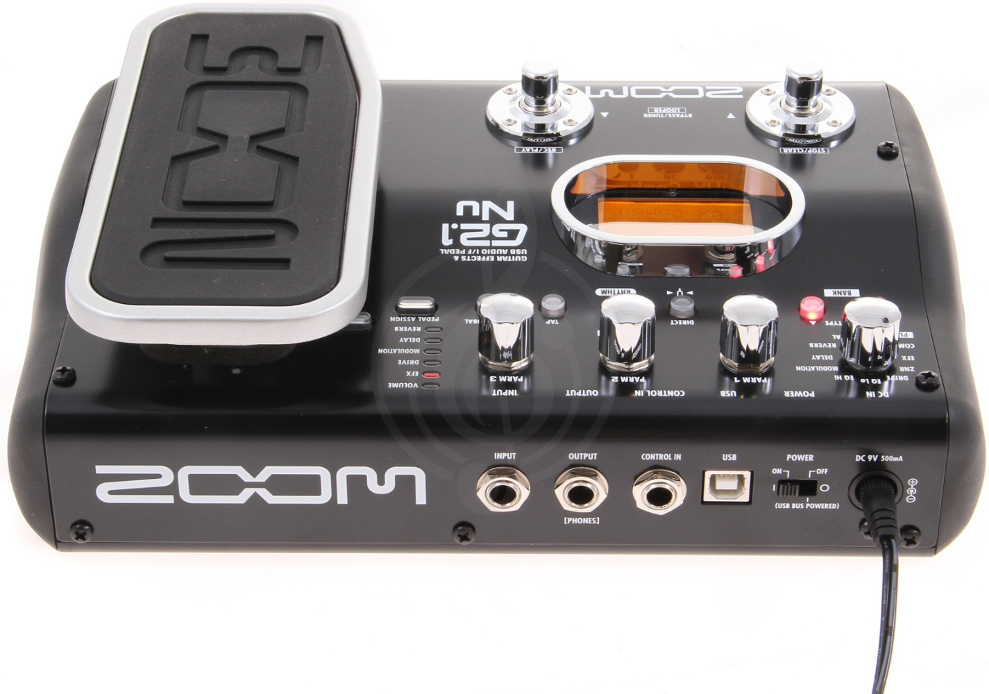 Процессор для электрогитары Гитарные эффекты Zoom Zoom G2.1Nu+AC процессор эффектов для электрогитар G2.1Nu+AC - фото 2