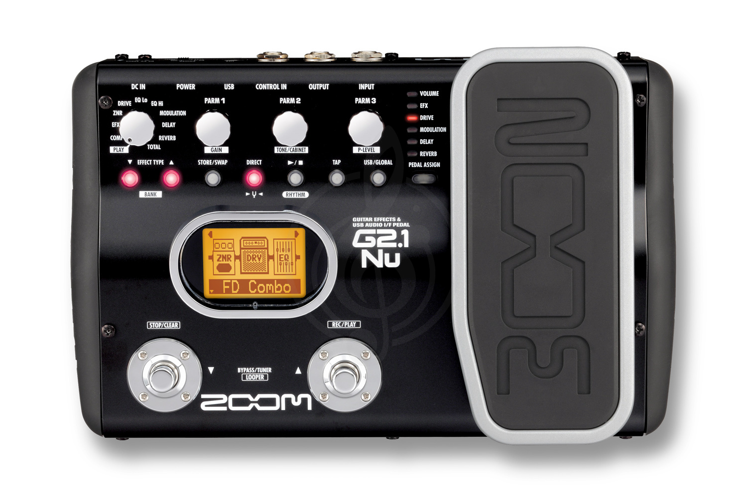 Процессор для электрогитары Гитарные эффекты Zoom Zoom G2.1Nu+AC процессор эффектов для электрогитар G2.1Nu+AC - фото 3