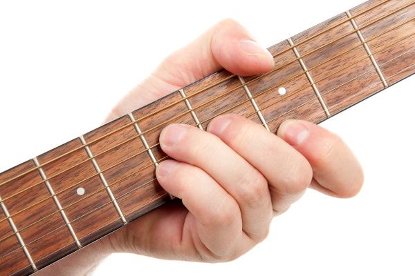 Глушение отдельных струн на гитаре
