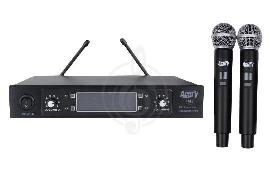 Радиосистема с ручным передатчиком ACURY HM2 - Радиосистема с двумя ручными микрофонами, ACURY HM2 в магазине DominantaMusic - фото 1