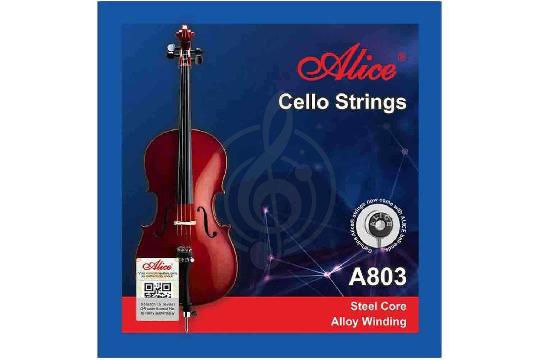 Струны для виолончели Струны для виолончели Alice Alice A803 - струны для виолончели A803 - фото 1