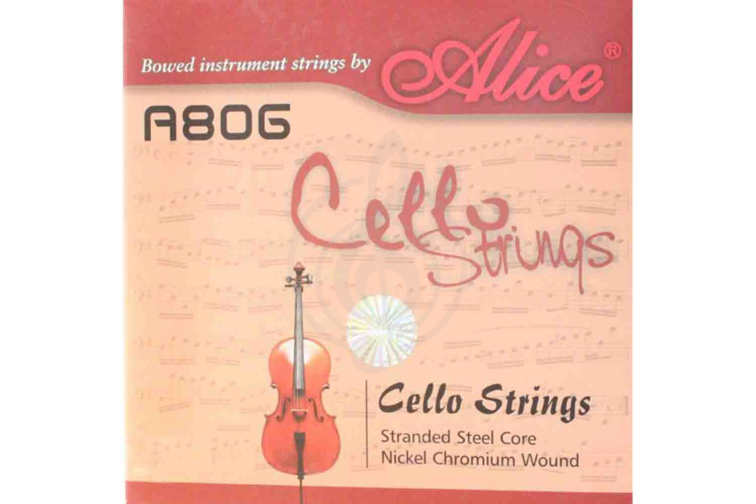 Струны для виолончели Alice A806 - Комплект струн для виолончели 4/4, Alice A806 в магазине DominantaMusic - фото 1