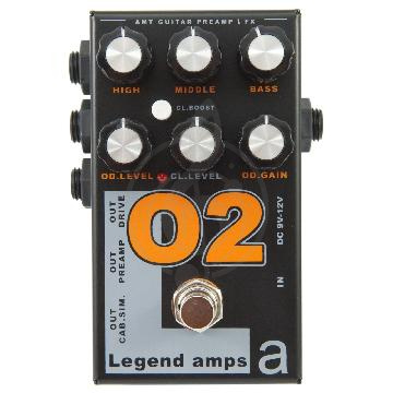 Гитарный предусилитель (преамп) Гитарные предусилители (преампы) AMT electronics AMT O2 Legend amps 2 Guitar preamp - гитарный предусилитель (Orange DC30) O2 - фото 1