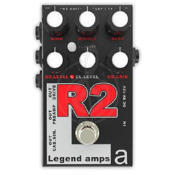 Гитарный предусилитель (преамп) Гитарные предусилители (преампы) AMT electronics AMT R2 Legend amps 2 Guitar preamp - гитарный предусилитель (Mesa Rectifier)  R2 - фото 1