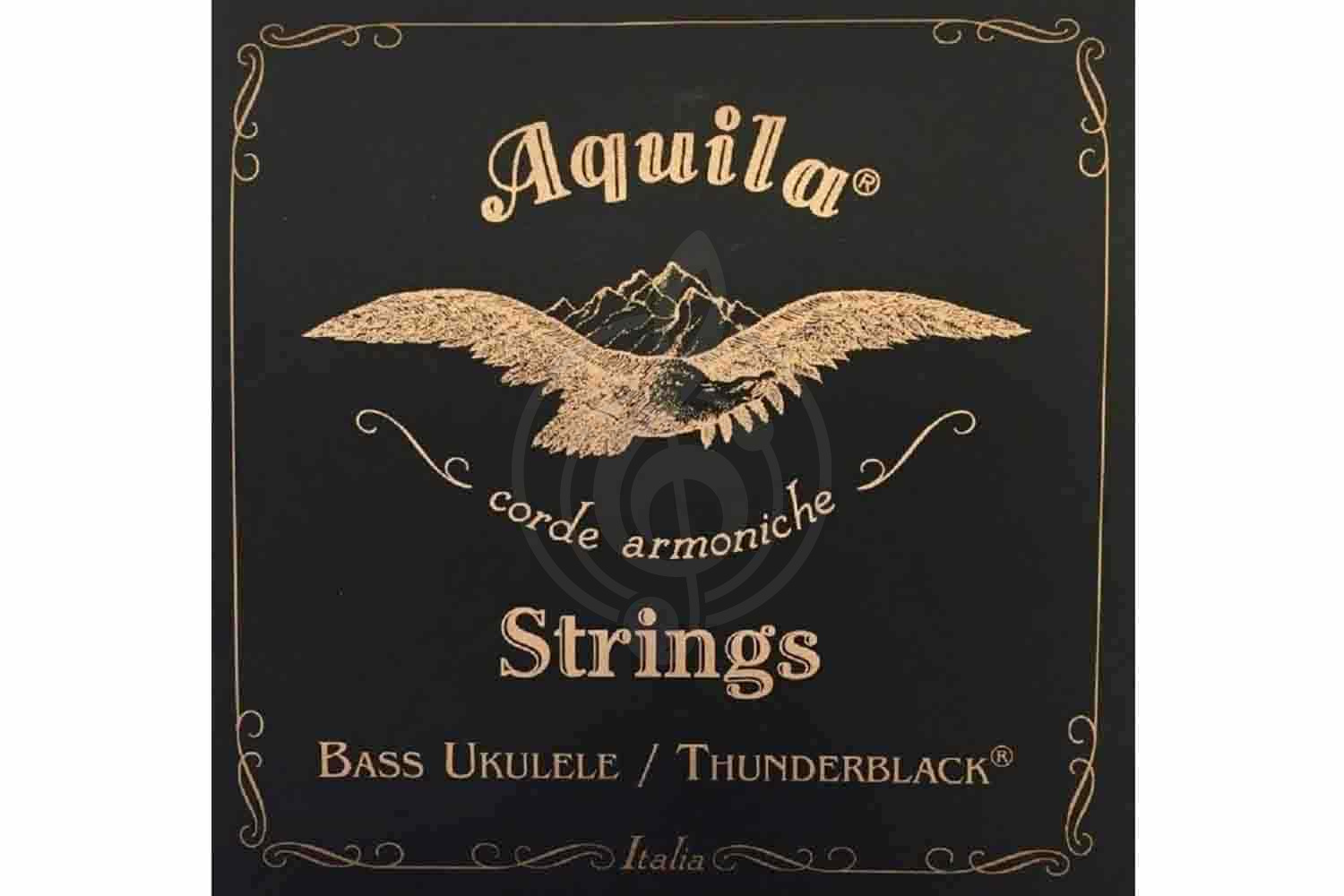 Струны для укулеле бас AQUILA THUNDERBLACK 140U - Струны для бас укулеле, Aquila 140U в магазине DominantaMusic - фото 1