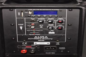Активная акустическая система Активные акустические системы Aura Aura A210MP3-Battery - Автономная акустическая система активная A210MP3-Battery - фото 4