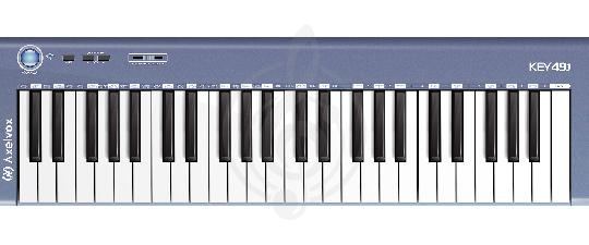 Изображение MIDI-клавиатура Axelvox KEY49j blue