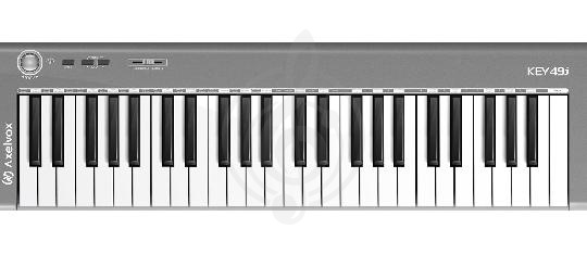 Изображение MIDI-клавиатура Axelvox KEY49j grey