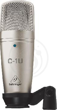 USB студийный микрофон USB студийные микрофоны Behringer Behringer C-1U - конденсаторный микрофон c USB аудиоинтерфейсом (165x55) C-1U - фото 1