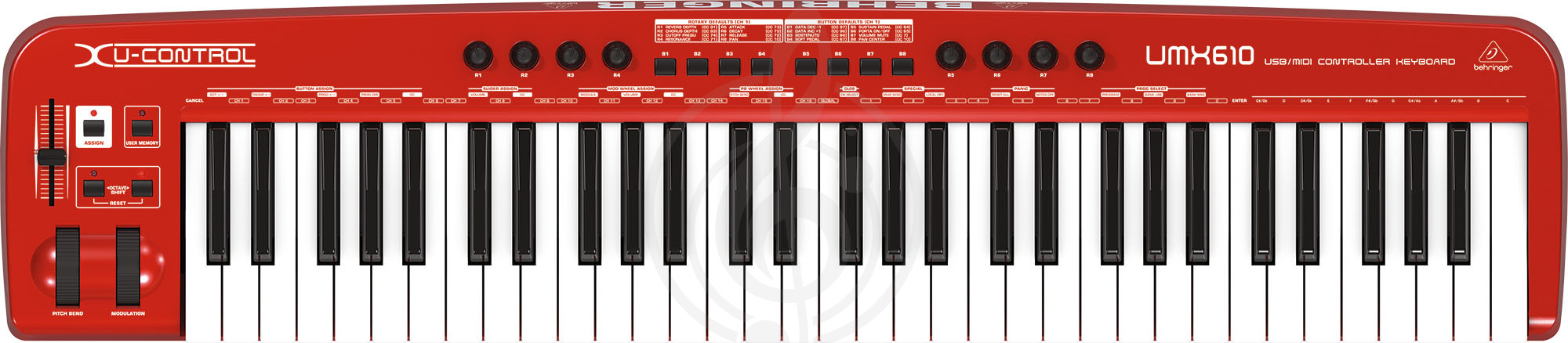 MIDI-клавиатура Миди-клавиатуры Behringer BEHRINGER UMX610 U-CONTROL - Миди-клавиатура UMX610 U-CONTROL - фото 1