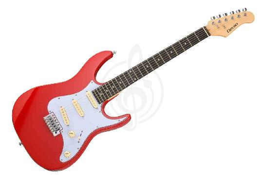 Электрогитара Stratocaster Clevan CST-10RD - Электрогитара, красная, Clevan CST-10RD в магазине DominantaMusic - фото 1