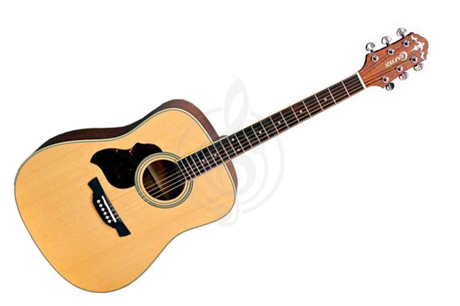 Акустическая гитара Акустические гитары Crafter CRAFTER D-6L N + Чехол - Акустическая гитара для левшей Крафтер D-6L/N+Чехол - фото 1