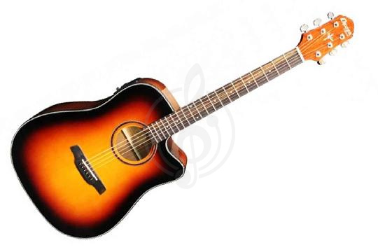 Электроакустическая гитара Электроакустические гитары Cruzer CRUZER SDC-24EQ/TS - электроакустическая гитара Dreadnought, цвет - TobacoBurst SDC-24EQ/TS - фото 1