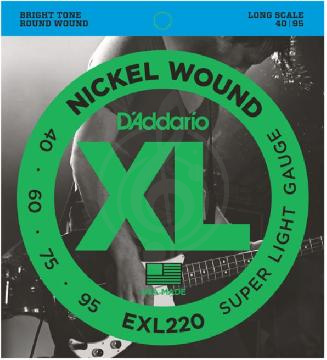 Изображение D'Addario EXL220 Струны для бас-гитары 40-95