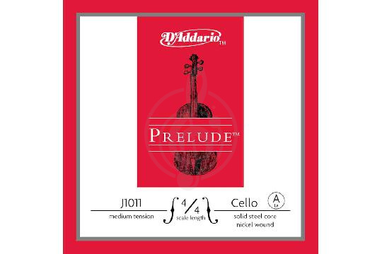 Струны для виолончели D'Addario J1011-4/4M Prelude - Струна А для виолончели 4/4, среднее натяжение, D'Addario J1011-4/4M Prelude в магазине DominantaMusic - фото 1
