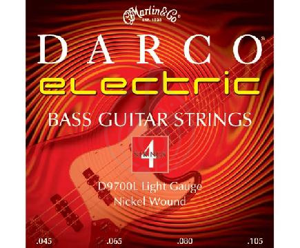 Струны для бас-гитары Струны для бас-гитар Darco DARCO D9700L Струны д/бас гитары 4 стр. 0.45-1.05, D9700L - фото 1