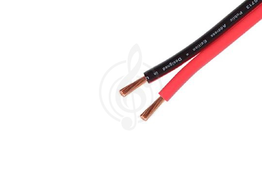 Акустический кабель Daxx S714 14Ga (2x2,1мм²) акустический кабель медный, черный, красный, Daxx S714 в магазине DominantaMusic - фото 1