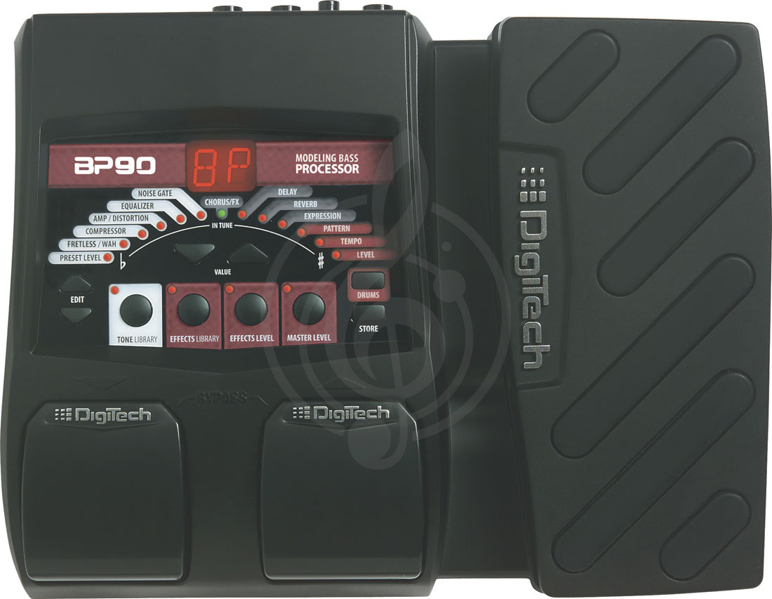 Процессор для бас-гитары Гитарные эффекты Digitech DIGITECH BP90  Процессор эффектов басовый моделирующий напольный BP90 - фото 1