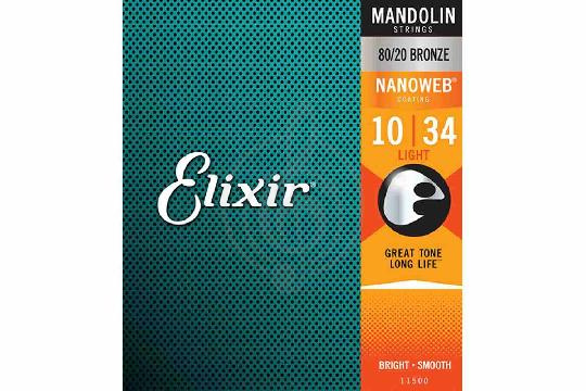 Струны для мандолины Elixir 11500 NANOWEB - Комплект струн для мандолины, Elixir 11500 в магазине DominantaMusic - фото 1