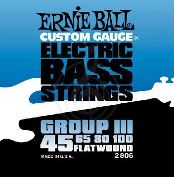 Изображение Ernie Ball 2806 струны для бас гитары 45-100