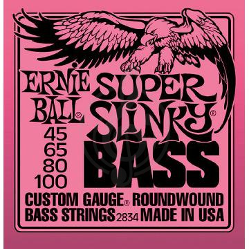 Струны для бас-гитары Струны для бас-гитар Ernie Ball Ernie Ball 2834 струны для бас гитары Super 45-100 2834 - фото 1