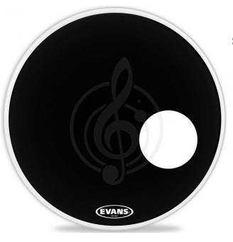 Пластик для бочки Пластики для бочки Evans Evans BD22RONX - 22&quot; EQ3 Resonant Onyx пластик для бас-барабана BD22RONX - фото 1