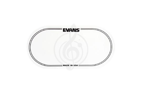Аксессуары для ударных Аксессуары для ударных Evans Evans EQPC2 - Наклейка нейлоновая на рабочий пластик бас барабана EQPC2 - фото 1