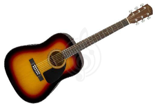 Изображение FENDER CD-60 DREADNOUGHT SUNB v2 акустическая гитара
