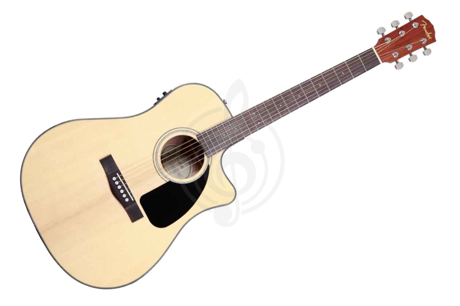 Электроакустическая гитара Электроакустические гитары Fender FENDER CD-60CE DREADNOUGHT NATURAL W/FISHMAN® MINI CD-60CE NAT - фото 1