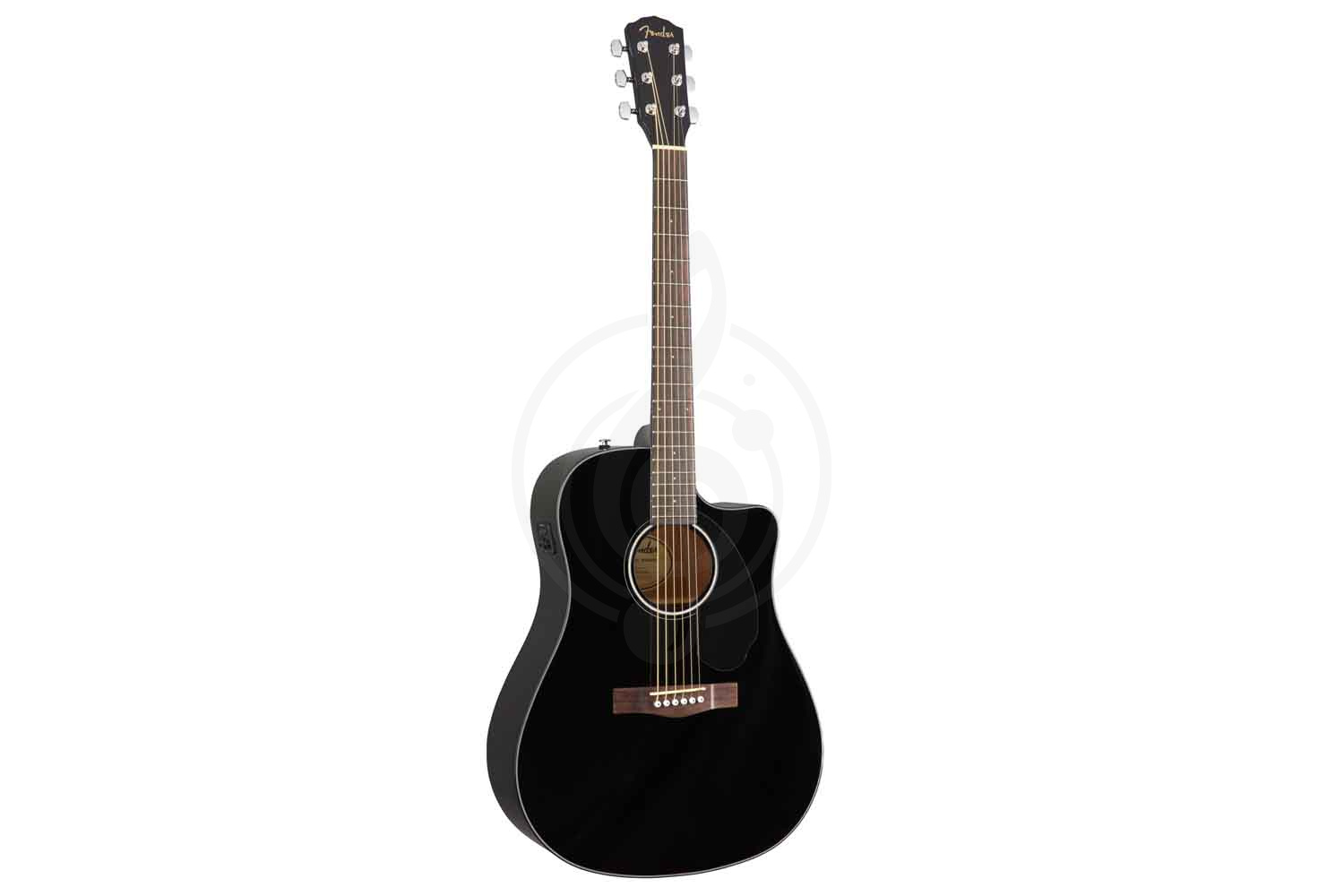 Электроакустическая гитара Электроакустические гитары Fender FENDER CD-60SCE Dread Black WN - Электроакустическая гитара CD-60SCE Dread Black WN - фото 3