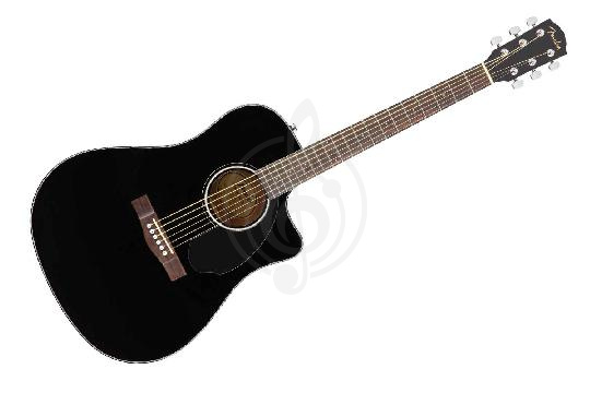 Изображение FENDER CD-60SCE Dread Black WN - Электроакустическая гитара