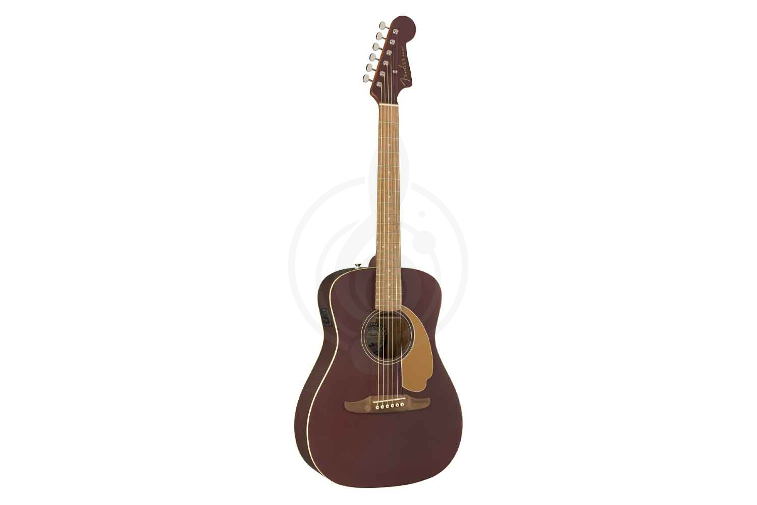 Электроакустическая гитара Электроакустические гитары Fender FENDER Malibu Plyr Burgundy Satin WN - Электроакустическая гитара Malibu Plyr Burgundy Satin WN - фото 3