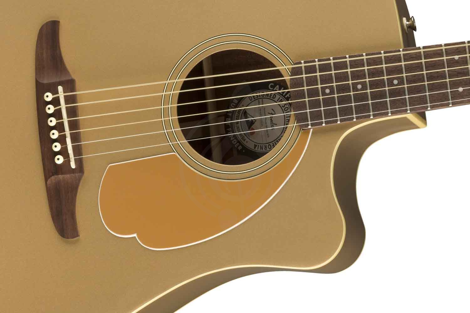 Акустическая гитара Акустические гитары Fender FENDER Redondo Plyr Bronze Satin WN - Электроакустическая гитара Redondo Plyr Bronze Satin WN - фото 5