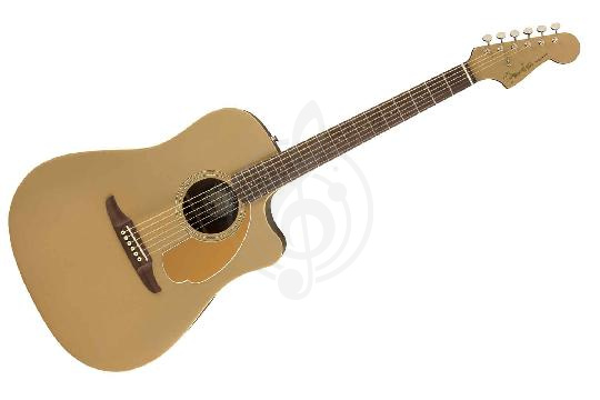 Акустическая гитара Акустические гитары Fender FENDER Redondo Plyr Bronze Satin WN - Электроакустическая гитара Redondo Plyr Bronze Satin WN - фото 1