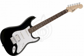 Электрогитара Stratocaster Электрогитары Stratocaster Fender FENDER SQUIER BULLET STRAT HT HSS BLK - Электрогитара HT HSS BLK - фото 1