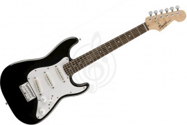 Электрогитара Stratocaster Электрогитары Stratocaster Fender FENDER SQUIER MINI STRAT V2 BLK  -Электрогитара MINI STRAT V2 BLK - фото 1