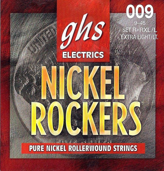 Струны для электрогитары Струны для электрогитар GHS GHS R+RXL УЦЕНКА ДЕФЕКТ Струны для электрогитары, Nickel Rockers, Extra-Light 9-42 R+RXL - фото 1