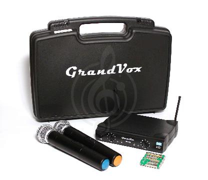 Изображение GrandVox RX-82HH Вокальная радиосистема с двумя микрофонами