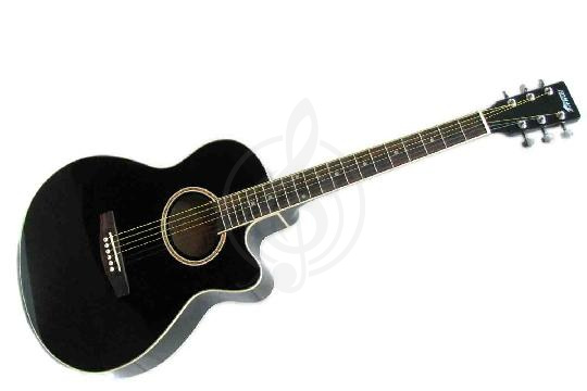 Акустическая гитара Акустические гитары Homage HOMAGE LF-401C-B Фольковая 6-струнная гитара 40&quot; с вырезом LF-401C-B - фото 1