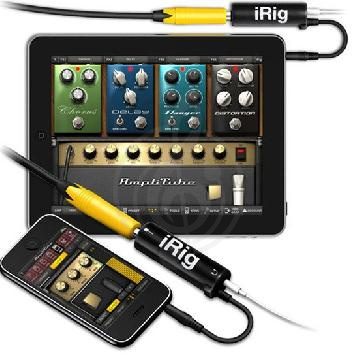 Звуковая карта Звуковые карты, аудиоинтерфейсы IK Multimedia IK Multimedia iRig - гитарный интерфейс (переходник) для подключения гитары или бас-гитары к iPhone iRig - фото 1